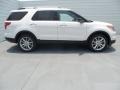 2013 White Platinum Tri-Coat Ford Explorer XLT  photo #2