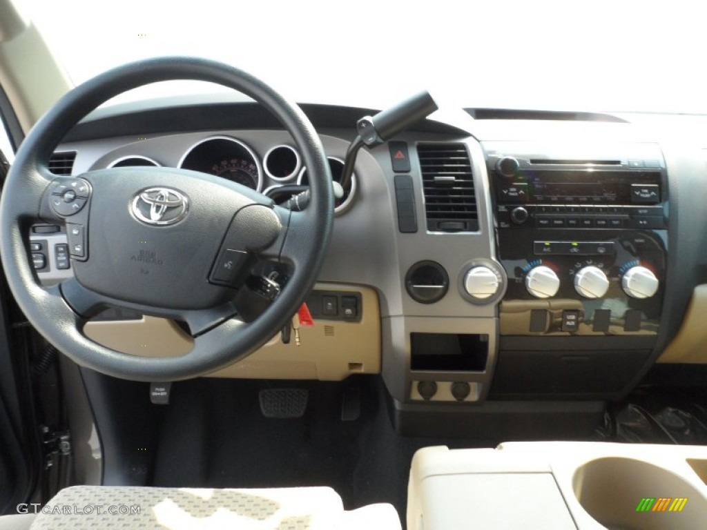 2012 Tundra Texas Edition CrewMax - Pyrite Mica / Sand Beige photo #27