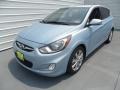 2012 Clearwater Blue Hyundai Accent SE 5 Door  photo #6