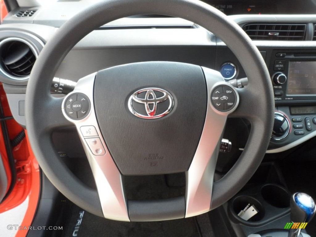2012 Toyota Prius c Hybrid Three Steering Wheel Photos