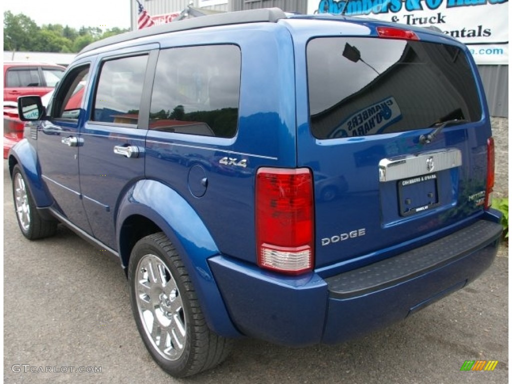 2009 Nitro SLT 4x4 - Deep Water Blue Pearl / Dark Slate Gray/Light Slate Gray photo #8