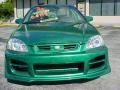 1996 Custom Sparkle Green Honda Civic EX Coupe  photo #8