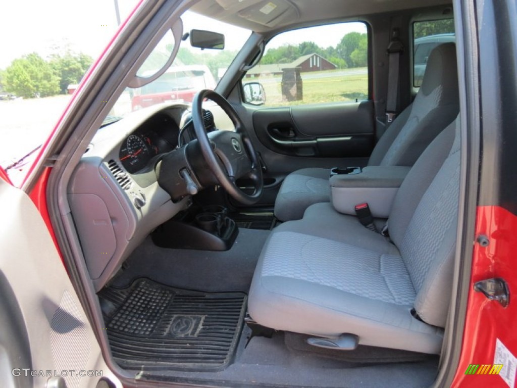 Medium Dark Flint Interior 2003 Mazda B-Series Truck B3000 Cab Plus Dual Sport Photo #67201920