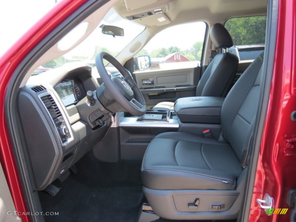 2012 Ram 1500 Big Horn Crew Cab - Deep Cherry Red Crystal Pearl / Dark Slate Gray photo #11