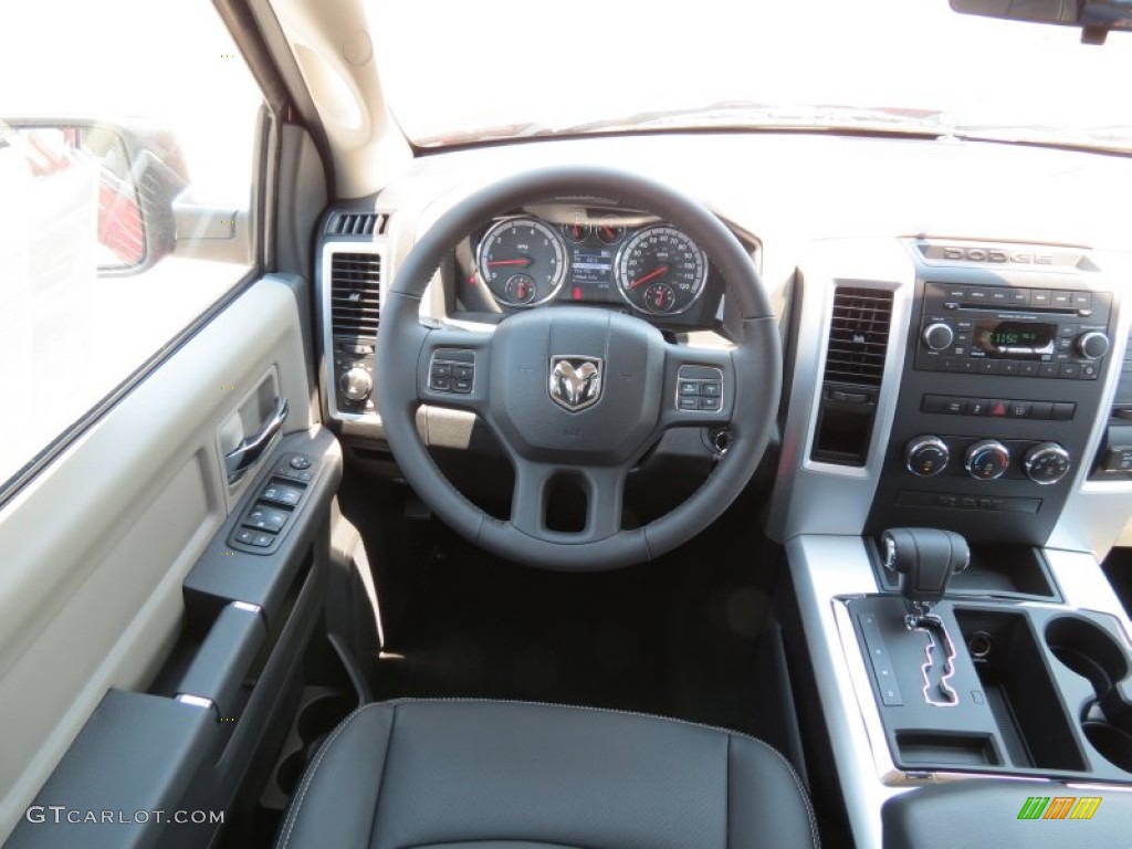 2012 Ram 1500 Big Horn Crew Cab - Deep Cherry Red Crystal Pearl / Dark Slate Gray photo #16