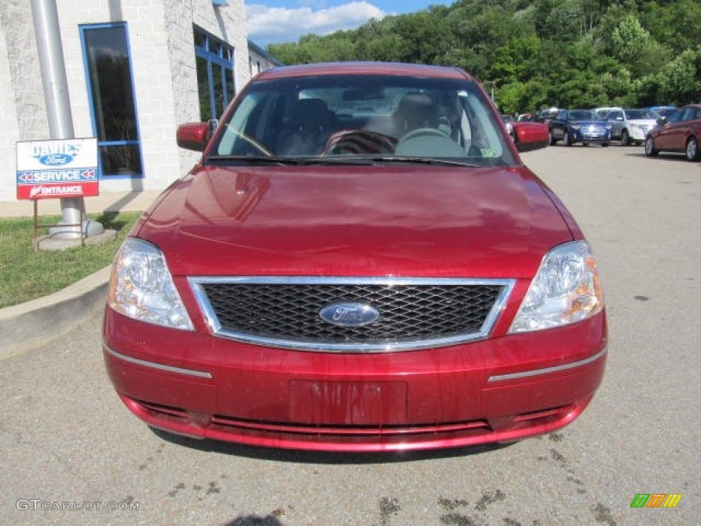 2006 Five Hundred SE AWD - Redfire Metallic / Shale Grey photo #6