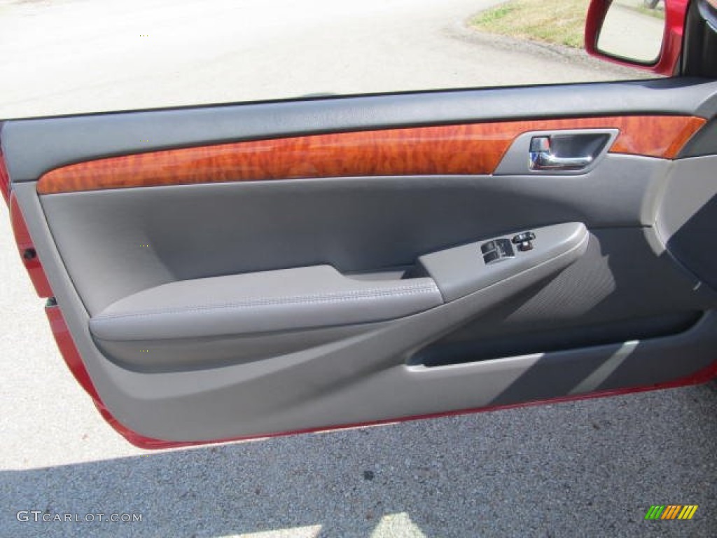 2008 Toyota Solara SLE V6 Convertible Dark Stone Door Panel Photo #67203048