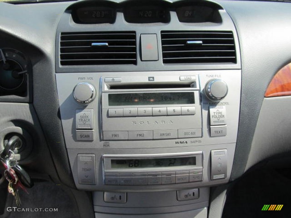 2008 Toyota Solara SLE V6 Convertible Audio System Photo #67203105