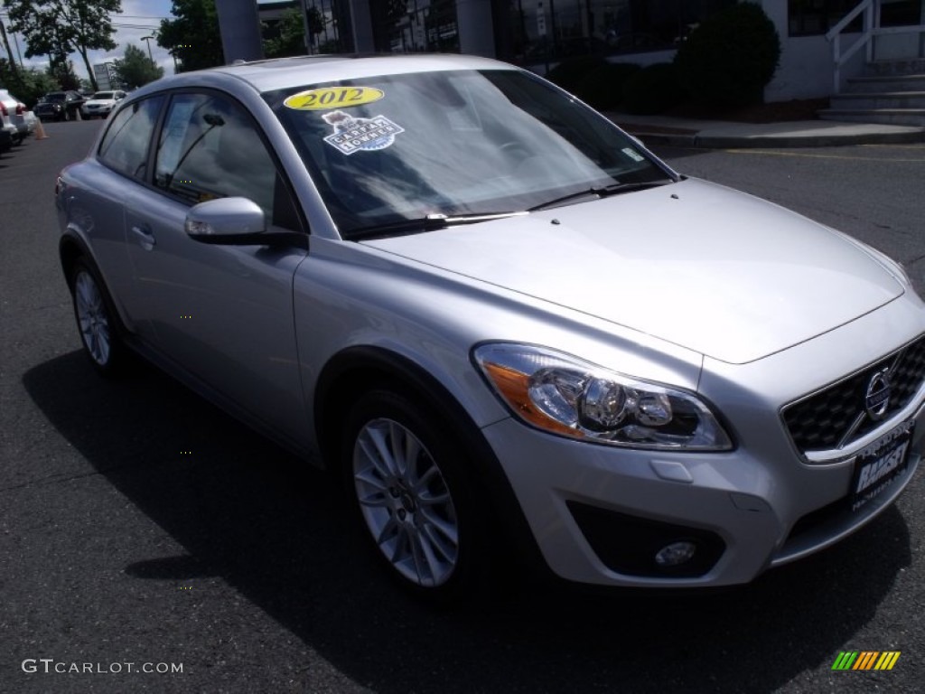 2012 C30 T5 - Silver Metallic / Off Black/Blonde photo #1