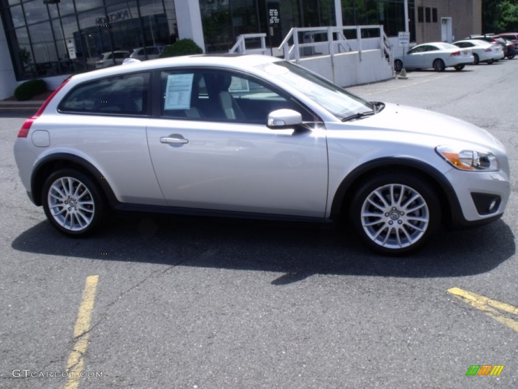 2012 C30 T5 - Silver Metallic / Off Black/Blonde photo #2