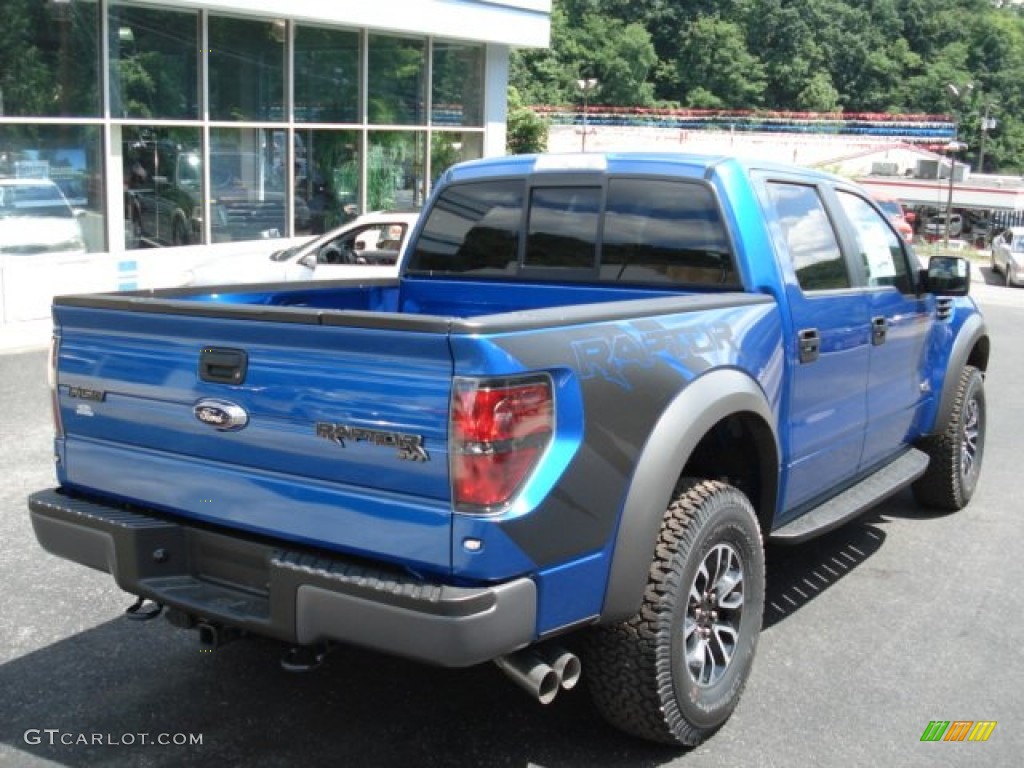 Blue Flame Metallic 2012 Ford F150 SVT Raptor SuperCrew 4x4 Exterior Photo #67205710