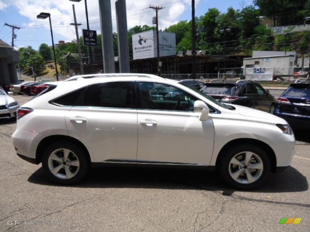 2013 RX 350 AWD - Starfire White Pearl / Saddle Tan/Espresso Birds Eye Maple photo #5