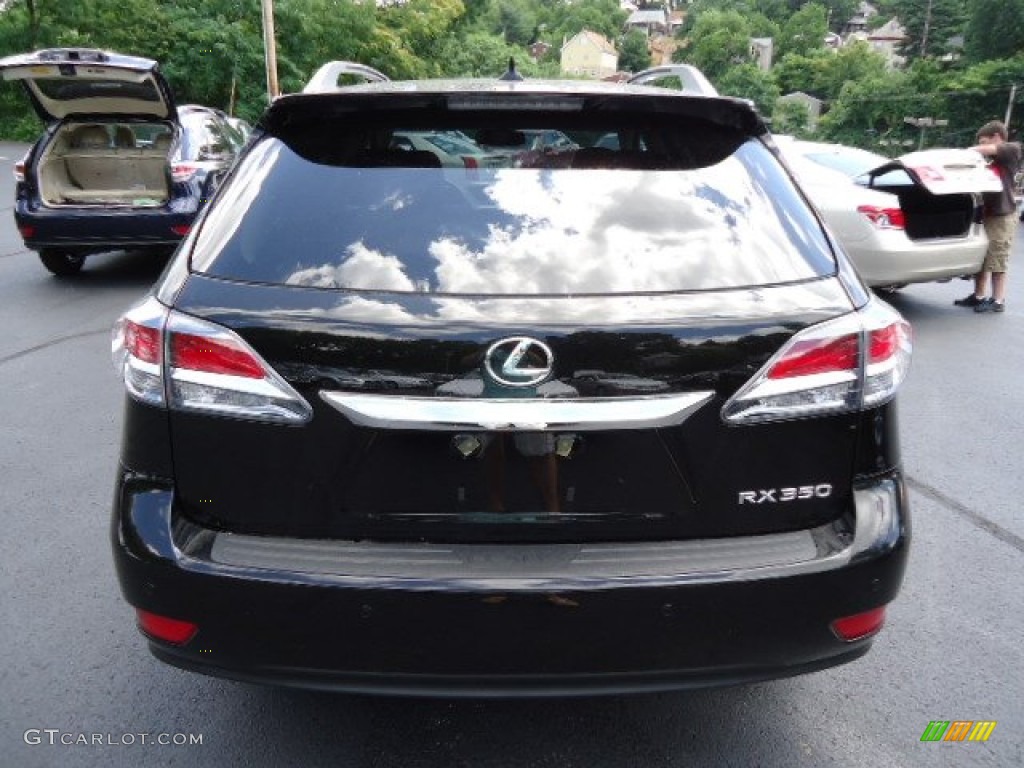 2013 RX 350 AWD - Stargazer Black / Black/Ebony Birds Eye Maple photo #3