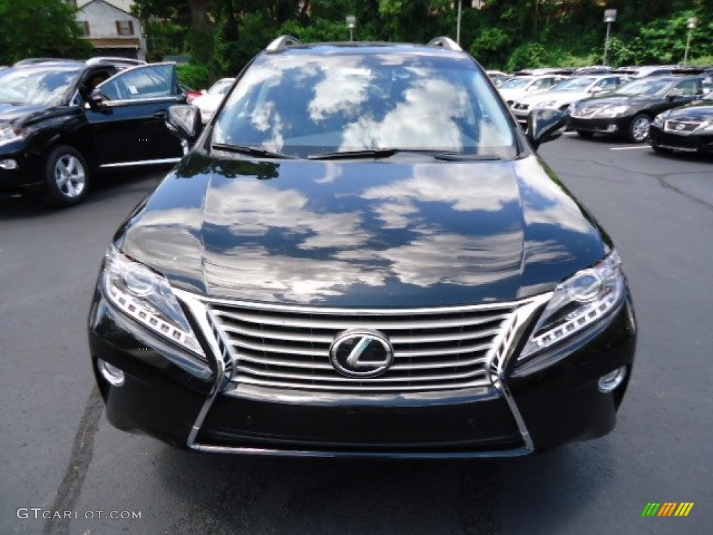 2013 RX 350 AWD - Stargazer Black / Black/Ebony Birds Eye Maple photo #7