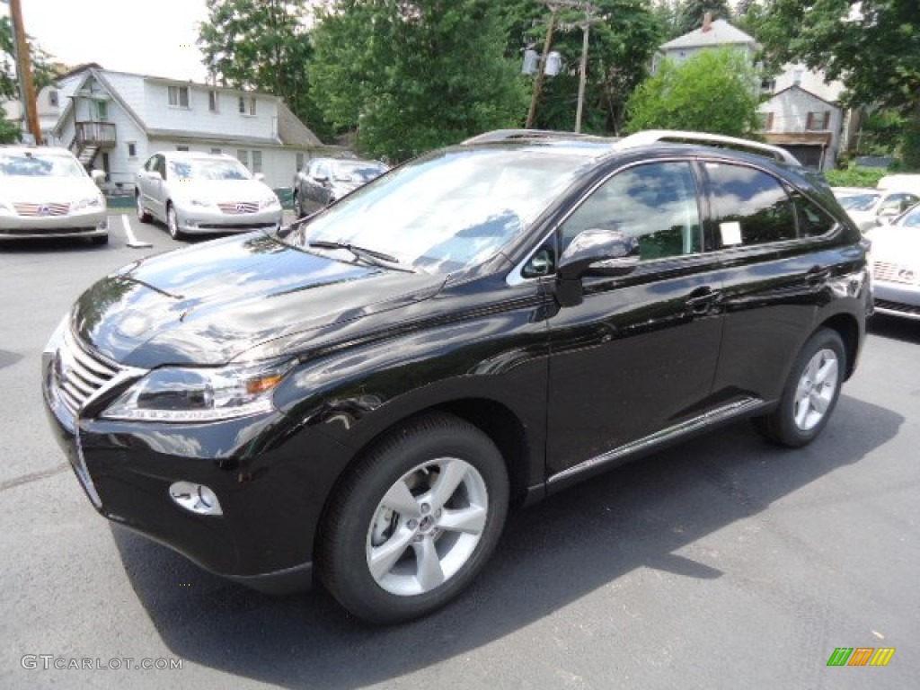 2013 RX 350 AWD - Stargazer Black / Black/Ebony Birds Eye Maple photo #8