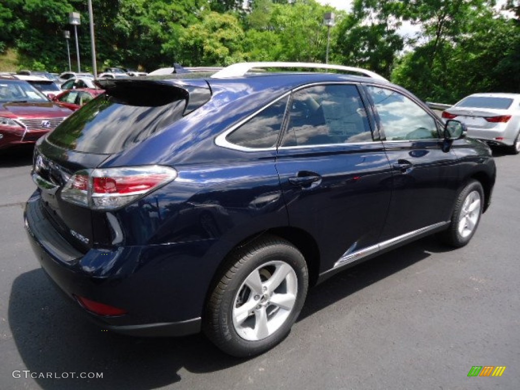 2013 RX 350 AWD - Deep Sea Blue Mica / Parchment/Espresso Birds Eye Maple photo #4