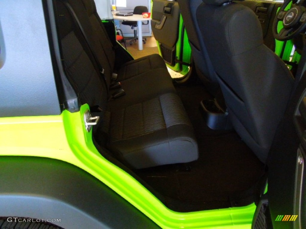 2012 Wrangler Unlimited Sport S 4x4 - Gecko Green / Black photo #6
