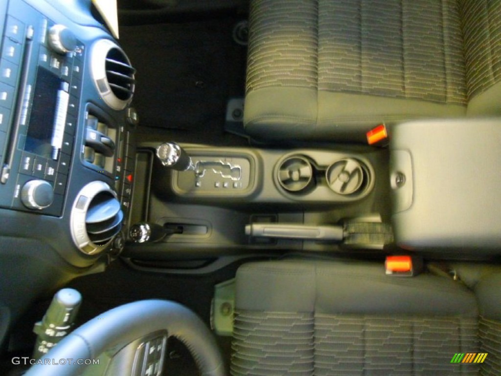 2012 Wrangler Unlimited Sport S 4x4 - Gecko Green / Black photo #12