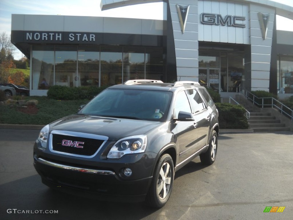 2011 Acadia SLT AWD - Cyber Gray Metallic / Ebony photo #1