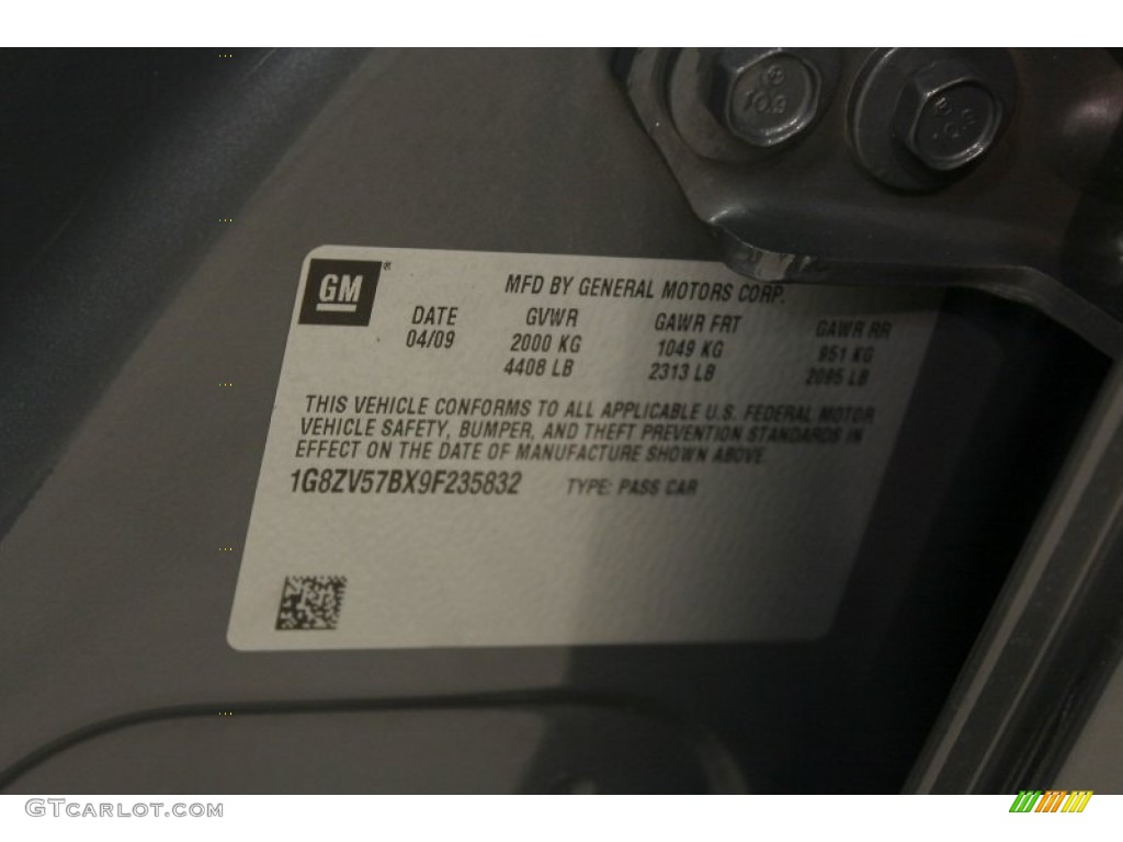 2009 Aura XR - Techno Gray / Black photo #22