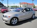 2011 Cashmere Silver Metallic BMW 1 Series 128i Coupe  photo #3