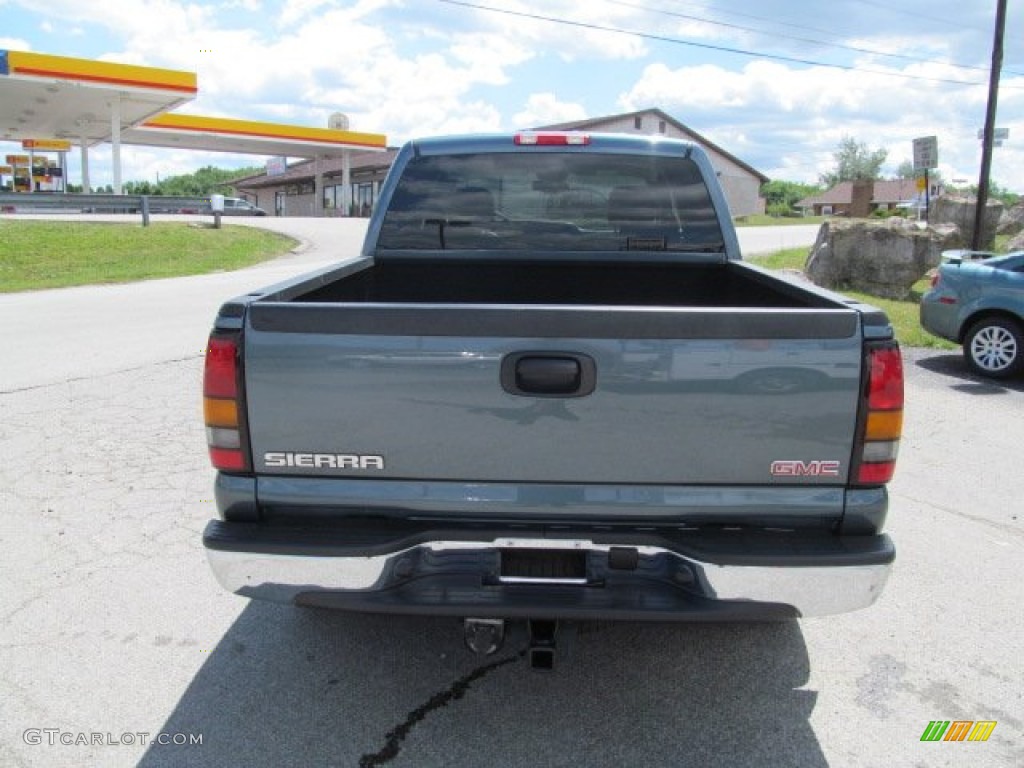 2006 Sierra 1500 SLT Crew Cab 4x4 - Stealth Gray Metallic / Dark Pewter photo #6