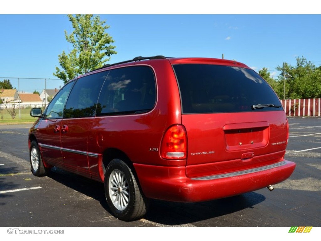 Inferno Red Pearlcoat 2000 Chrysler Town & Country LXi Exterior Photo #67214168