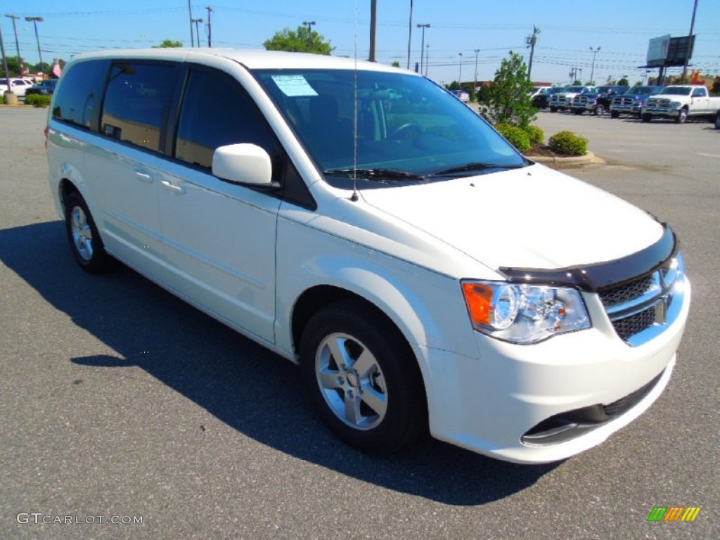 2012 Grand Caravan SE - Stone White / Black/Light Graystone photo #2