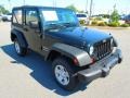 2012 Black Forest Green Pearl Jeep Wrangler Sport 4x4  photo #2