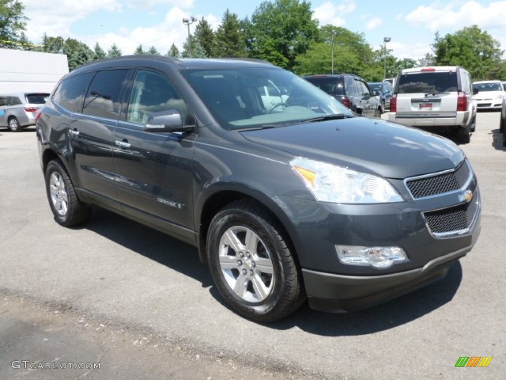 2009 Traverse LT AWD - Cyber Gray Metallic / Dark Gray/Light Gray photo #1