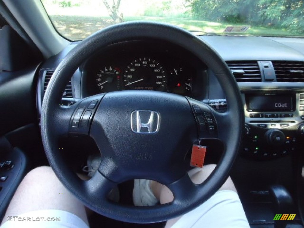 2006 Accord LX V6 Sedan - Alabaster Silver Metallic / Black photo #15