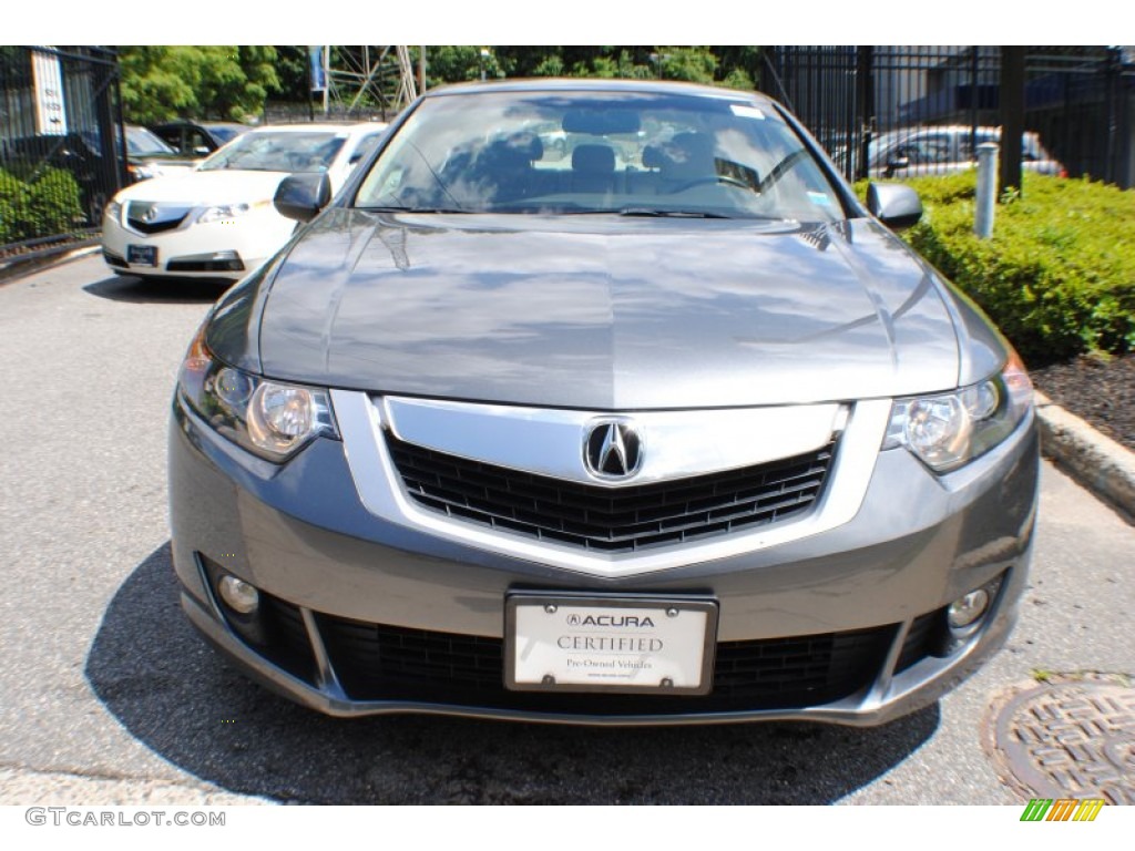 2010 TSX Sedan - Polished Metal Metallic / Taupe photo #2