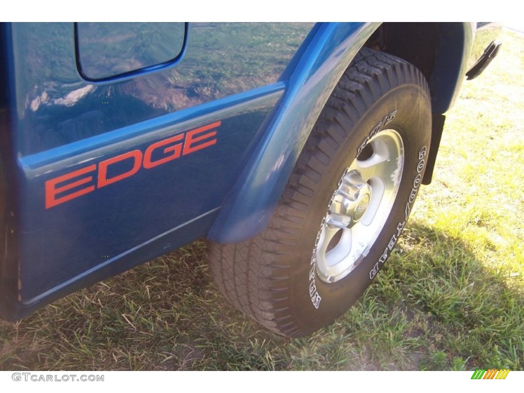 2001 Ranger Edge SuperCab 4x4 - Bright Island Blue Metallic / Dark Graphite photo #9