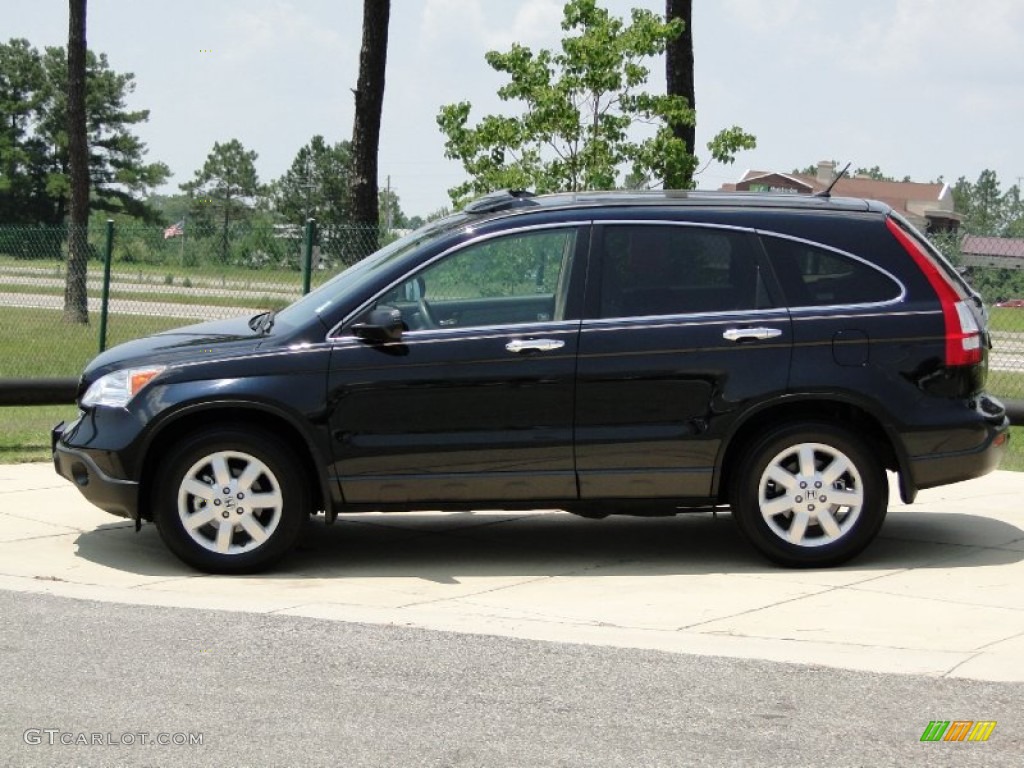 2008 CR-V EX - Nighthawk Black Pearl / Ivory photo #8