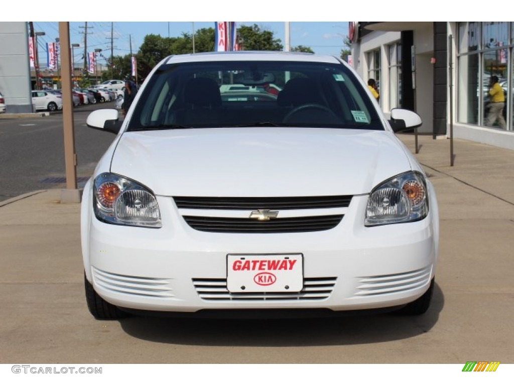 2010 Cobalt LT Sedan - Summit White / Gray photo #2