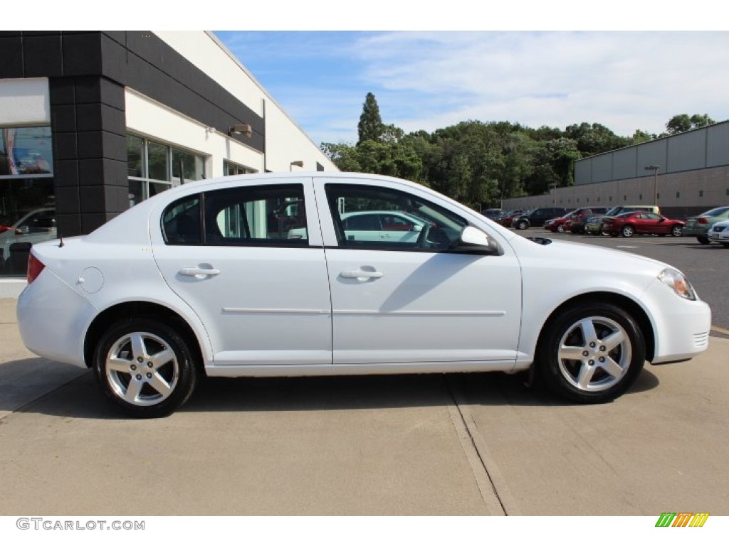 2010 Cobalt LT Sedan - Summit White / Gray photo #4