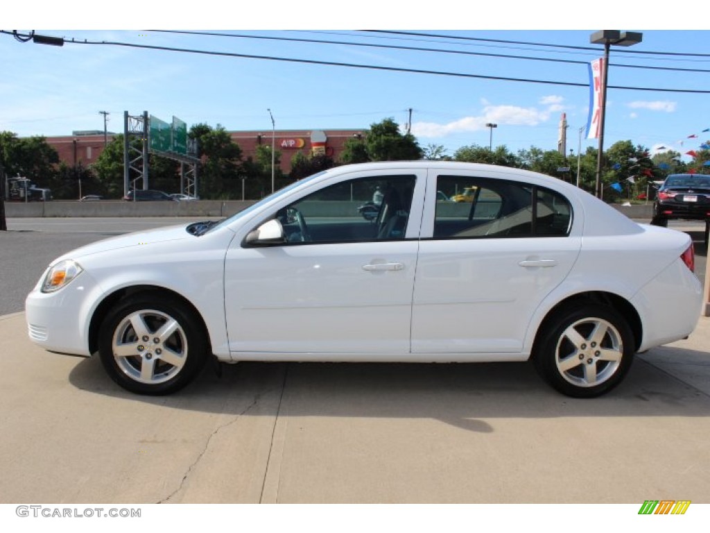 2010 Cobalt LT Sedan - Summit White / Gray photo #8