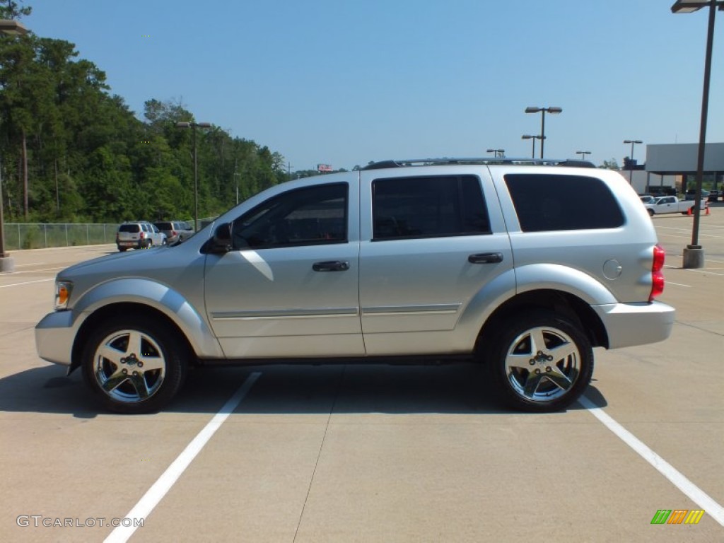 2007 Durango Limited - Bright Silver Metallic / Dark Slate Gray/Light Slate Gray photo #8