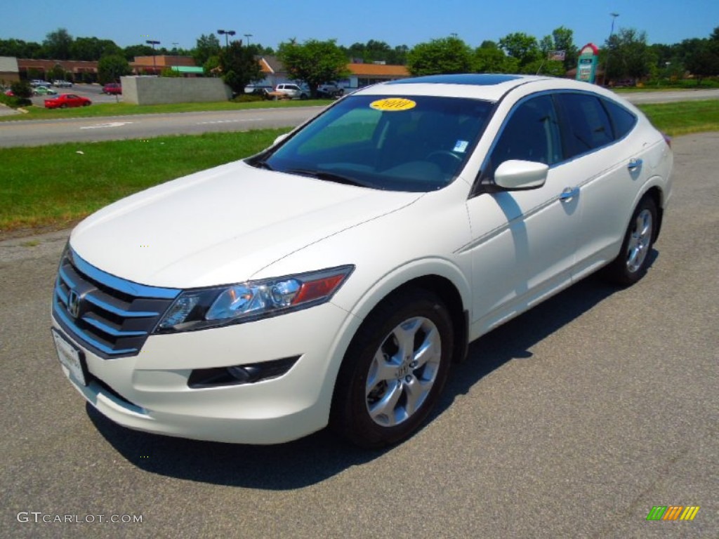 2010 Accord Crosstour EX-L - White Diamond Pearl / Black photo #1