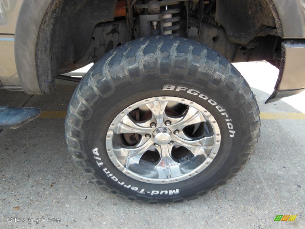 2004 F150 FX4 SuperCab 4x4 - Dark Shadow Grey Metallic / Black photo #22