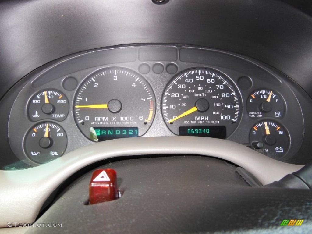 1999 Chevrolet Blazer LS Gauges Photo #67225061