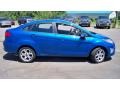 Blue Flame Metallic 2011 Ford Fiesta SEL Sedan Exterior