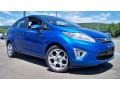 Blue Flame Metallic 2011 Ford Fiesta SEL Sedan Exterior