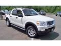 White Suede 2009 Ford Explorer Sport Trac XLT 4x4 Exterior