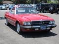 1989 Signal Red Mercedes-Benz SL Class 560 SL Roadster  photo #4