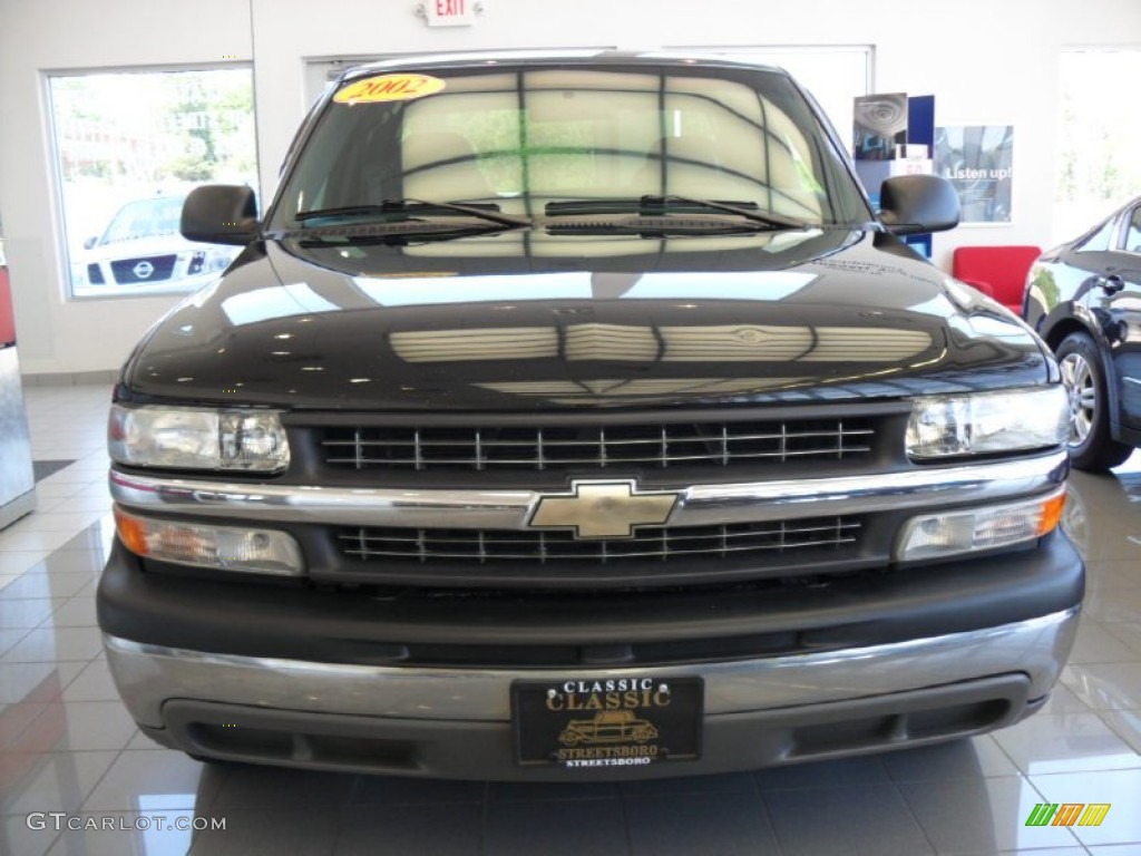 2002 Silverado 1500 Extended Cab - Onyx Black / Graphite Gray photo #3