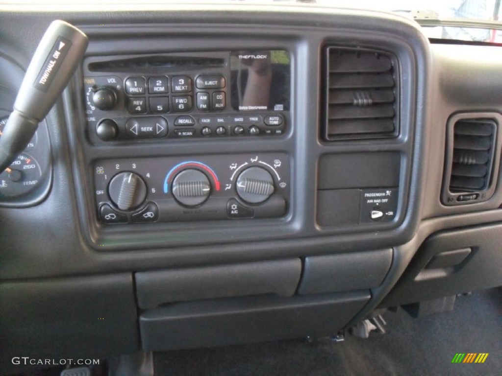 2002 Silverado 1500 Extended Cab - Onyx Black / Graphite Gray photo #13