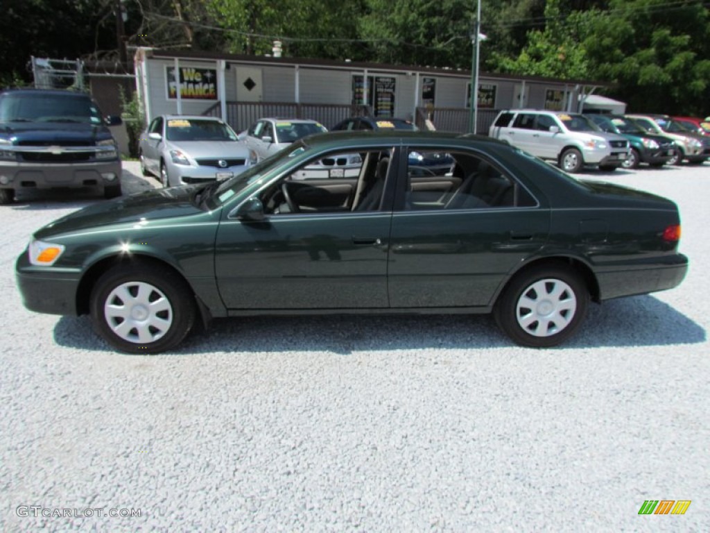 2000 Camry LE - Woodland Pearl / Gray photo #9