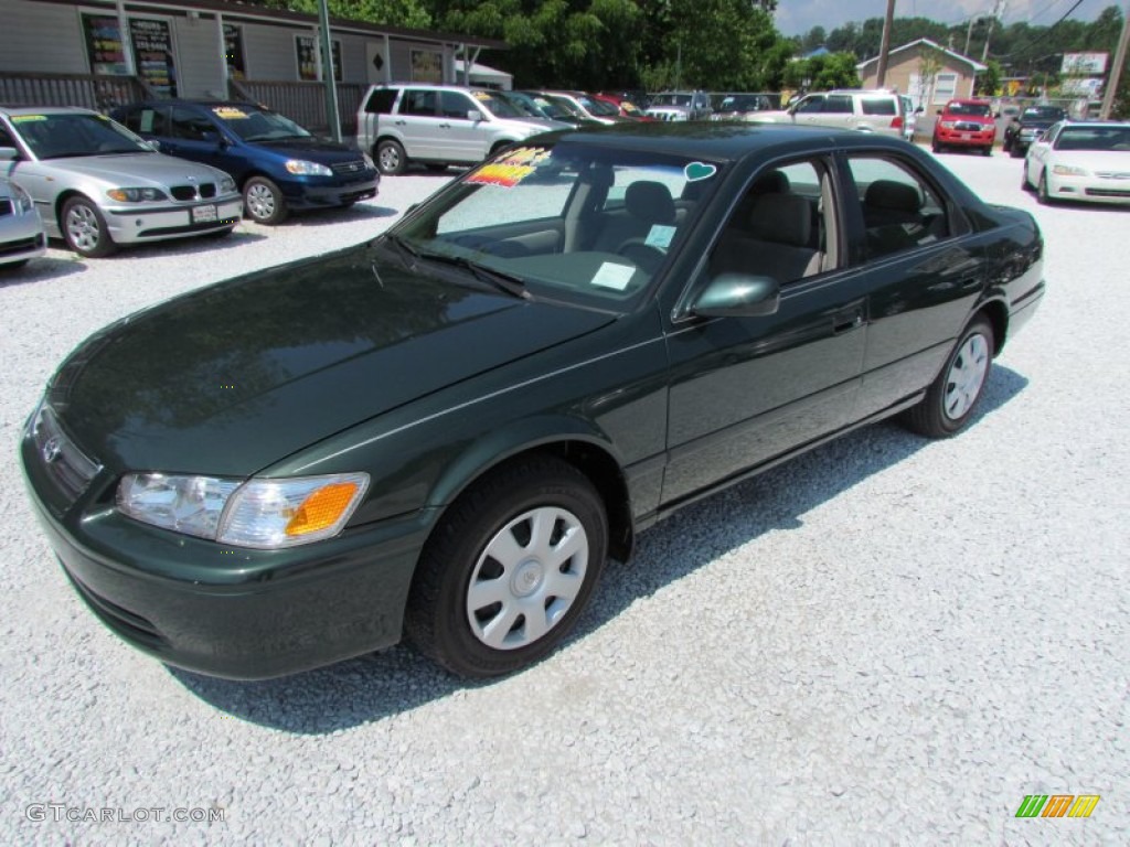 2000 Camry LE - Woodland Pearl / Gray photo #10