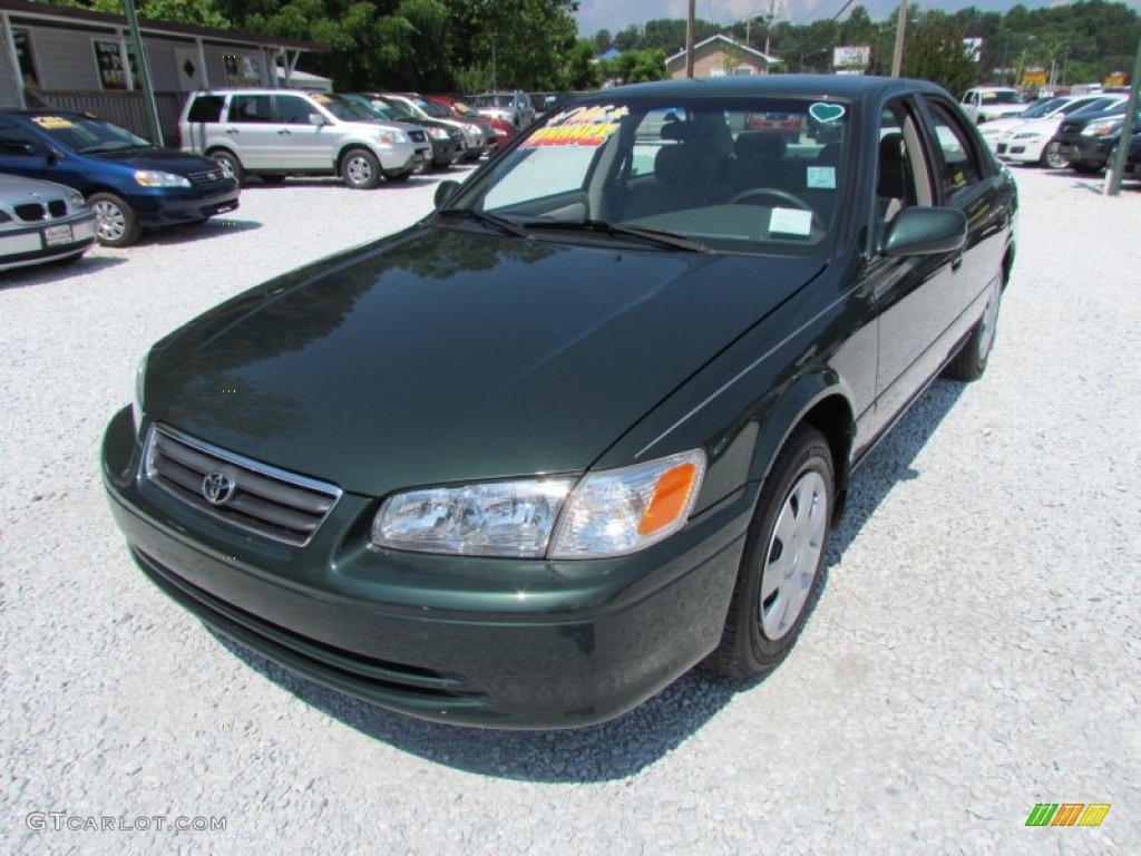 2000 Camry LE - Woodland Pearl / Gray photo #11